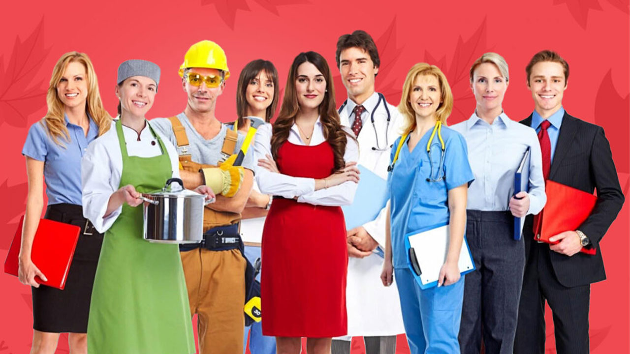 کانادا مشاغل موجود در بازار کار